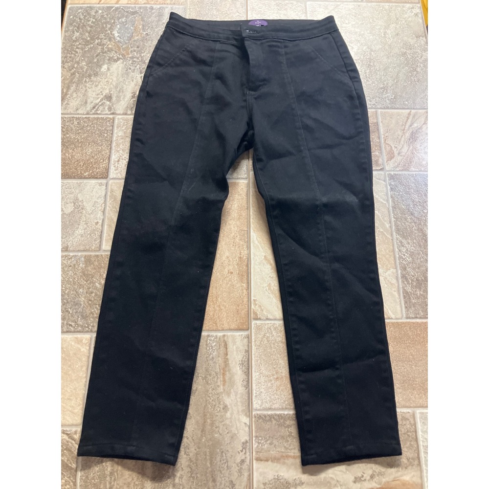 NYDJ Black Legging Technology Pants Size 8P Women's